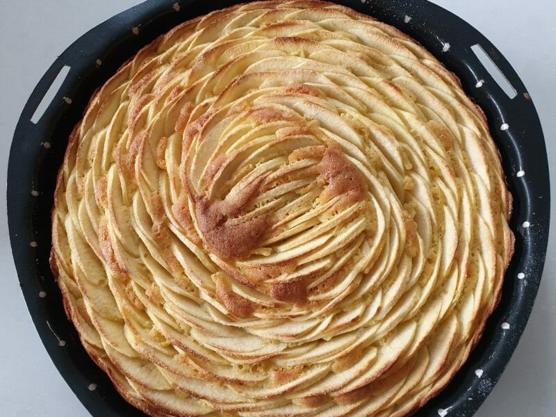 Cliquez pour zoomer ! Tarte Suisse aux pommes Thermomix par Léa Malou