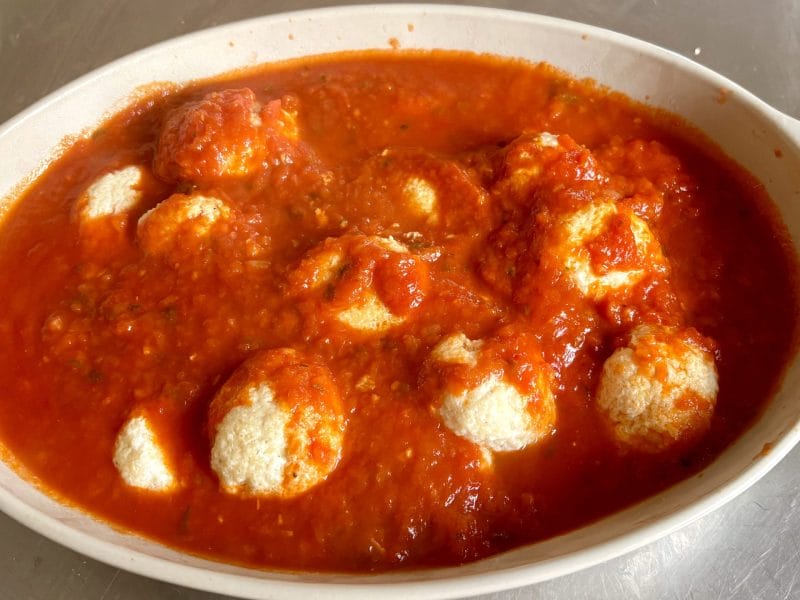 Cliquez pour zoomer ! Boulettes de ricotta sauce tomate Thermomix par Ousseau