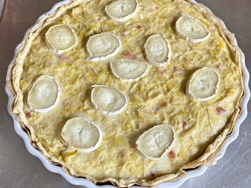 Cliquez pour zoomer ! Tarte aux poireaux Thermomix par Ousseau