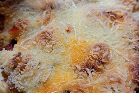 Cliquez pour zoomer ! Gratin de macaroni poivrons et chorizo Thermomix par jcblaura