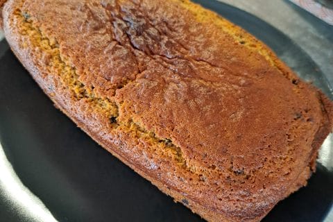 Cliquez pour zoomer ! Cake banane et pépites de chocolat Thermomix par jcblaura