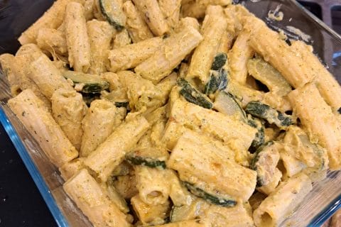 Cliquez pour zoomer ! Farfalle à la crème de courgettes Thermomix par jcblaura