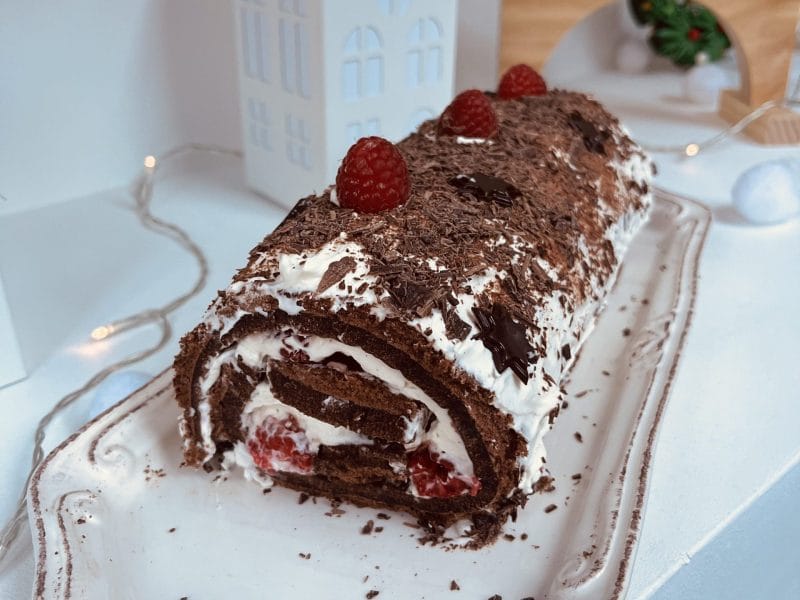 Cliquez pour zoomer ! Bûche forêt noire Thermomix par celmerlin