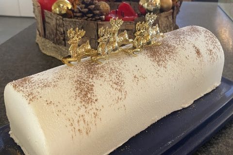 Cliquez pour zoomer ! Bûche citron et framboises Thermomix par maud_260