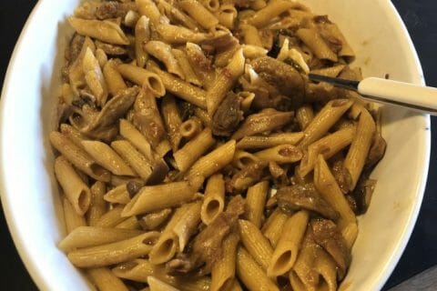 Cliquez pour zoomer ! Penne aux bolets (cèpes) au Thermomix
