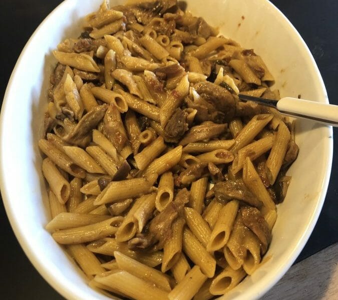 Cliquez pour zoomer ! Penne aux bolets (cèpes) Thermomix par Rafael