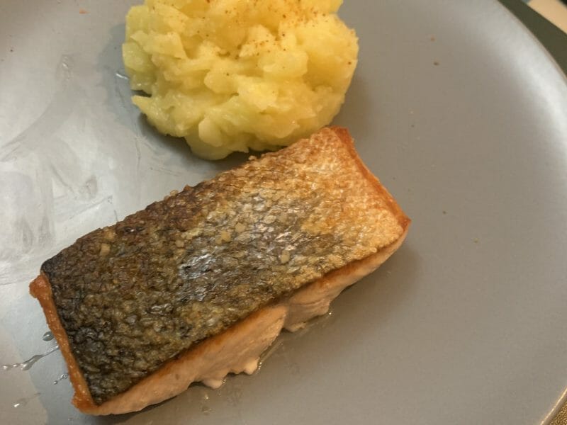 Cliquez pour zoomer ! Ecrasé de pommes de terre et saumon Thermomix par Rafael