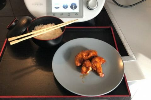 Cliquez pour zoomer ! Ailes de poulet au miel au Thermomix