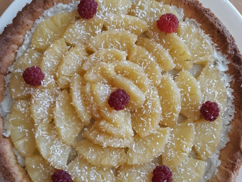 Cliquez pour zoomer ! Tarte piña colada Thermomix par LauraR91
