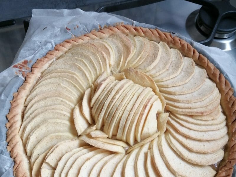 Cliquez pour zoomer ! Tarte aux pommes alsacienne Thermomix par LauraR91