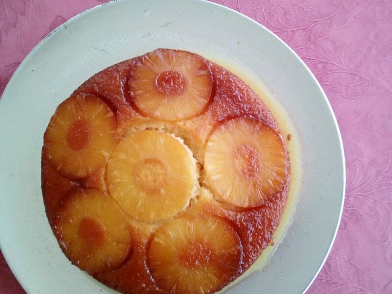 Cliquez pour zoomer ! Gâteau renversé à l’ananas Thermomix par loroise56