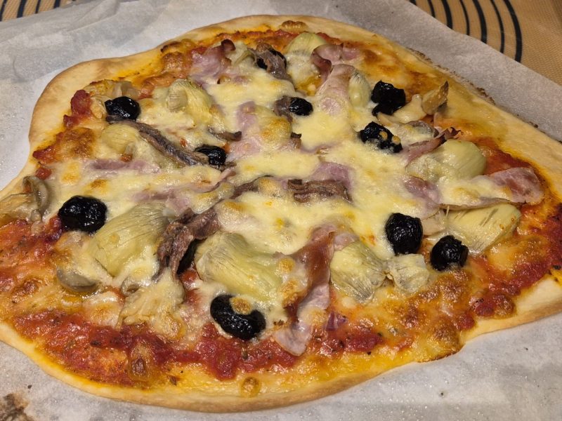 Cliquez pour zoomer ! Pizza capricciosa Thermomix par fredaa