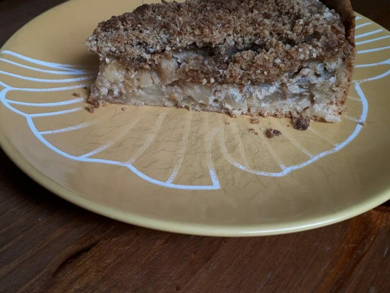 Cliquez pour zoomer ! Tarte aux pommes façon crumble Thermomix par Manu3100p