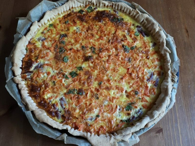 Cliquez pour zoomer ! Tarte à la carotte Thermomix par Manu3100p