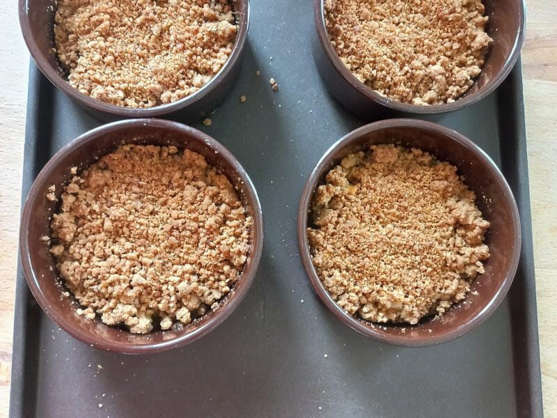 Cliquez pour zoomer ! Crumble pommes, poires et spéculoos Thermomix par Manu3100p