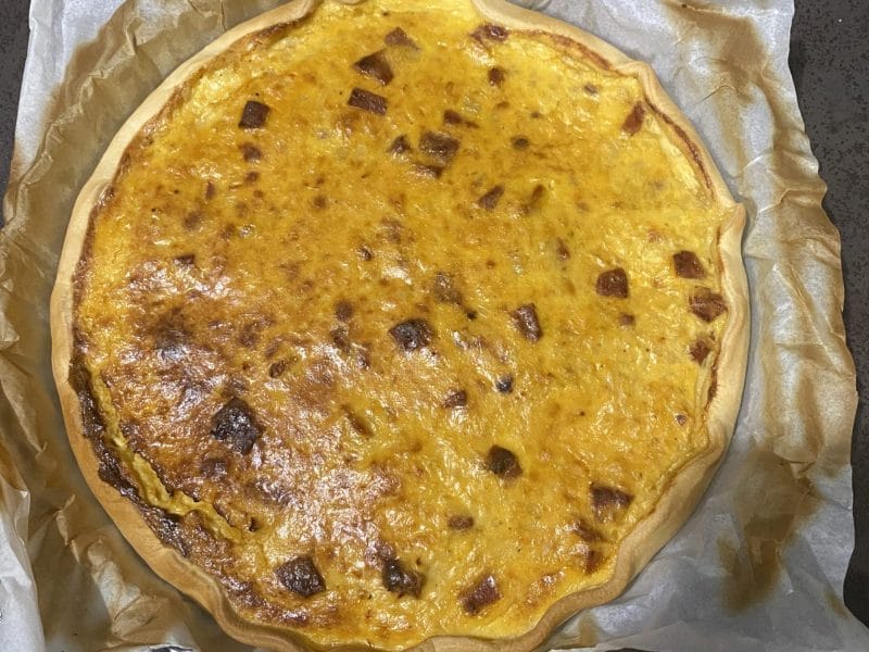 Cliquez pour zoomer ! Quiche fenouil, chèvre et chorizo Thermomix par Vyvika
