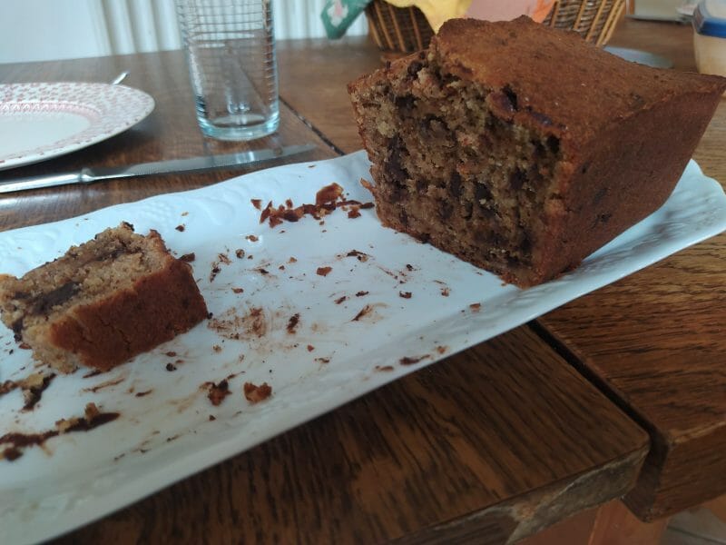 Cliquez pour zoomer ! Banana bread aux noix de pécan Thermomix par Ptitane
