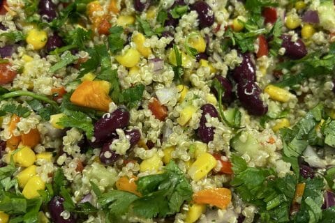 Cliquez pour zoomer ! Salade de quinoa mexicaine Thermomix par Marifati