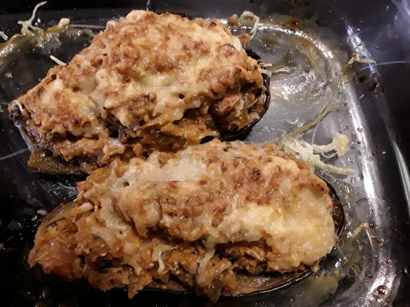 Cliquez pour zoomer ! Aubergines farcies au thon Thermomix par Roseaudo