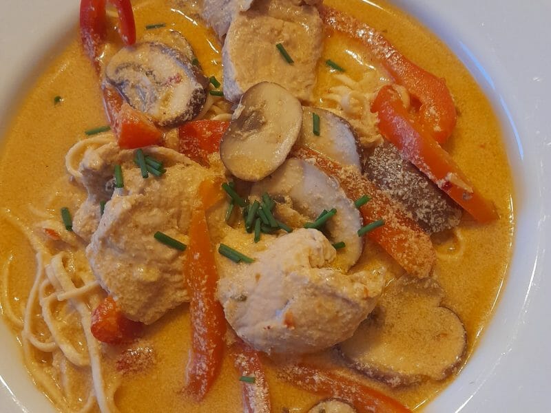 Cliquez pour zoomer ! Ramen thaï au poulet Thermomix par Stefk