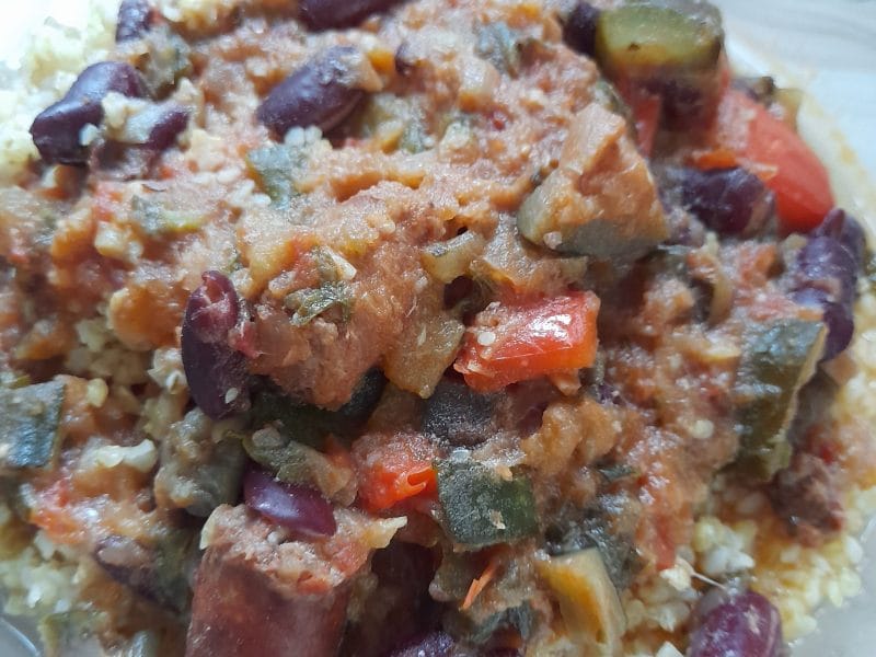 Cliquez pour zoomer ! Mijoté de légumes façon Tex-Mex Thermomix par Stefk