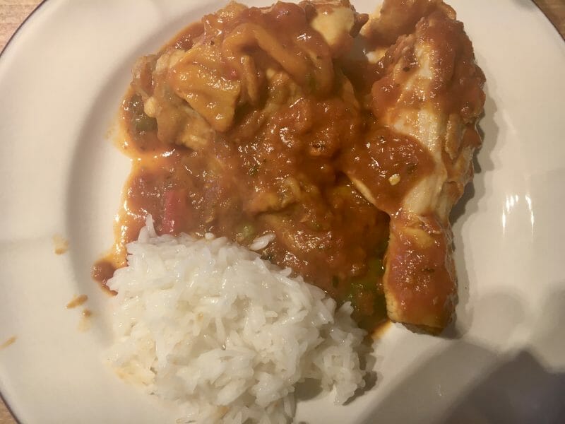 Cliquez pour zoomer ! Poulet au chilindrón Thermomix par Ninalo