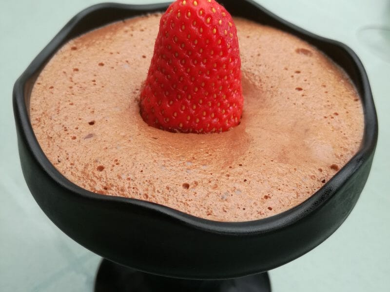 Cliquez pour zoomer ! Mousse au chocolat au jus de pois chiche Thermomix par François