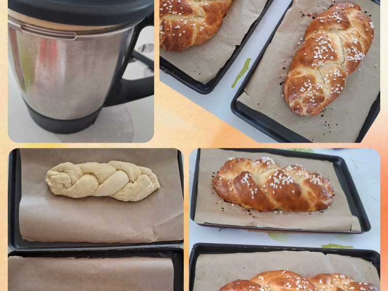 Cliquez pour zoomer ! Brioche tressée à la mie filante Thermomix par Picturine