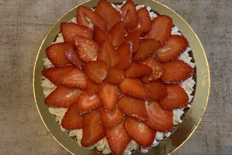 Cliquez pour zoomer ! Tarte aux fraises sans cuisson Thermomix par cattchique