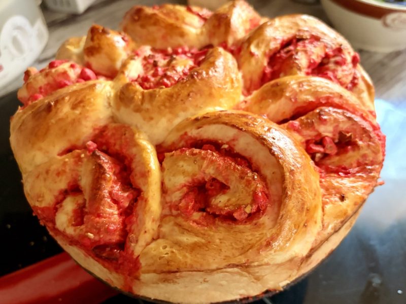 Cliquez pour zoomer ! Brioche aux pralines roses Thermomix par cattchique