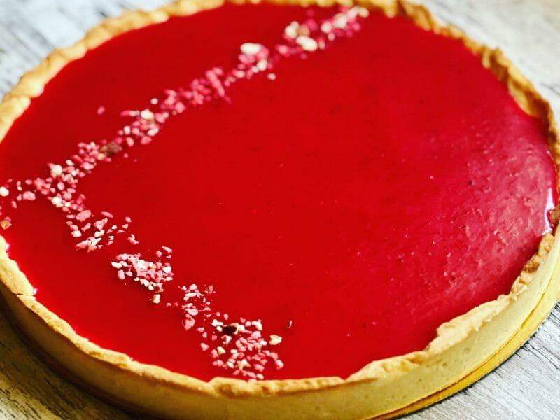 Cliquez pour zoomer ! Tarte aux pralines Thermomix par cattchique