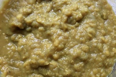 Cliquez pour zoomer ! Dhal d’aubergine et de lentilles corail au Thermomix