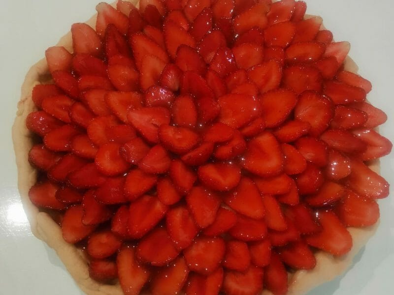 Cliquez pour zoomer ! Tarte aux fraises Thermomix par Papuche73