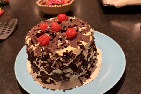 Cliquez pour zoomer ! Bûche forêt noire Thermomix par loutse