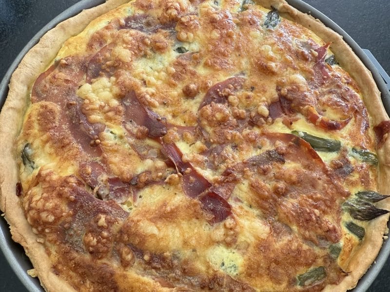 Cliquez pour zoomer ! Tarte asperges et jambon Thermomix par loutse