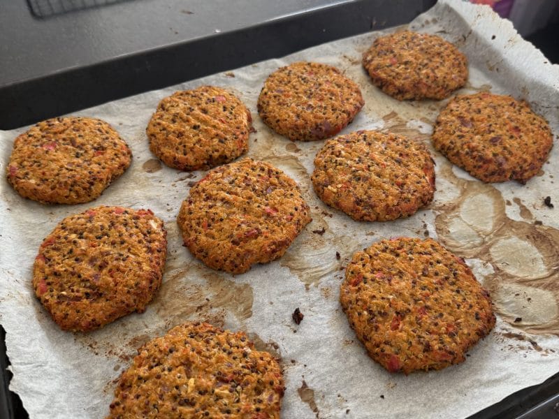 Cliquez pour zoomer ! Galettes de lentilles et quinoa Thermomix par loutse