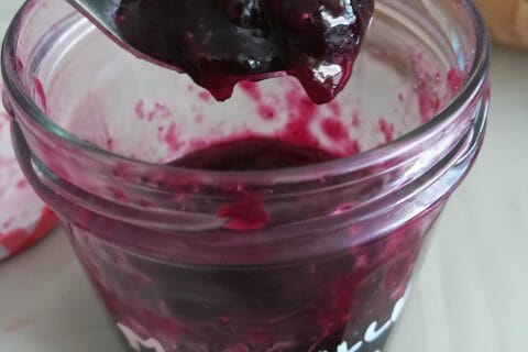 Myrtilles prêtes pour la confiture
