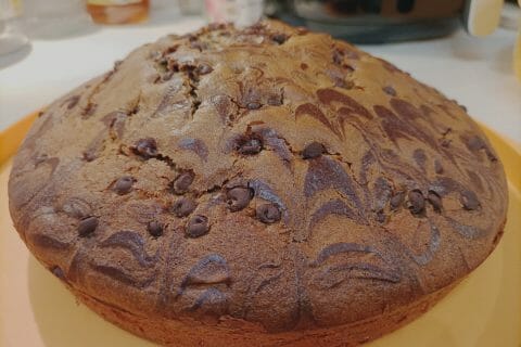 Cliquez pour zoomer ! Gâteau zébré Thermomix par Laeti67