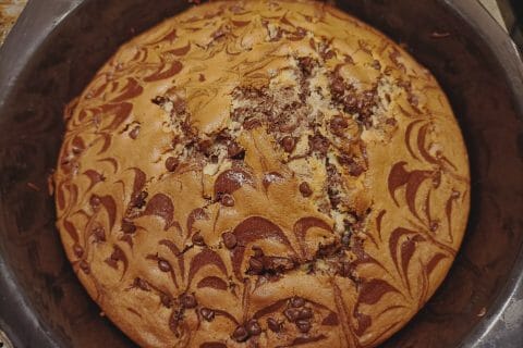 Cliquez pour zoomer ! Gâteau zébré Thermomix par Laeti67