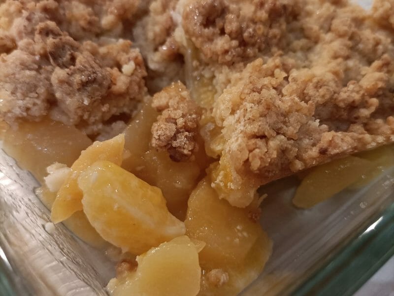 Cliquez pour zoomer ! Crumble aux Pommes Thermomix par Laeti67