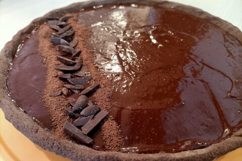 Cliquez pour zoomer ! Tarte tout chocolat Thermomix par Laeti67