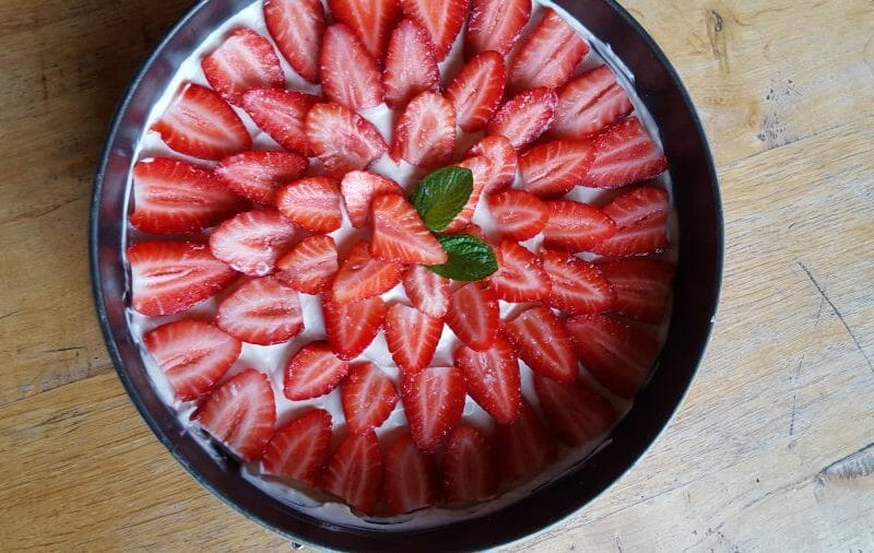 Cliquez pour zoomer ! Tarte aux fraises sans cuisson Thermomix par BiduleChouette