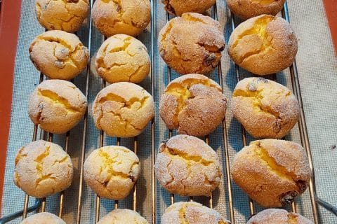Cliquez pour zoomer ! Ghriba à la farine de maïs Thermomix par afambergi