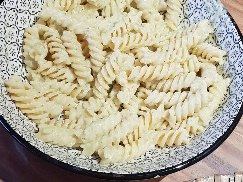 Cliquez pour zoomer ! Farfalle à la crème de courgettes Thermomix par Julieléa