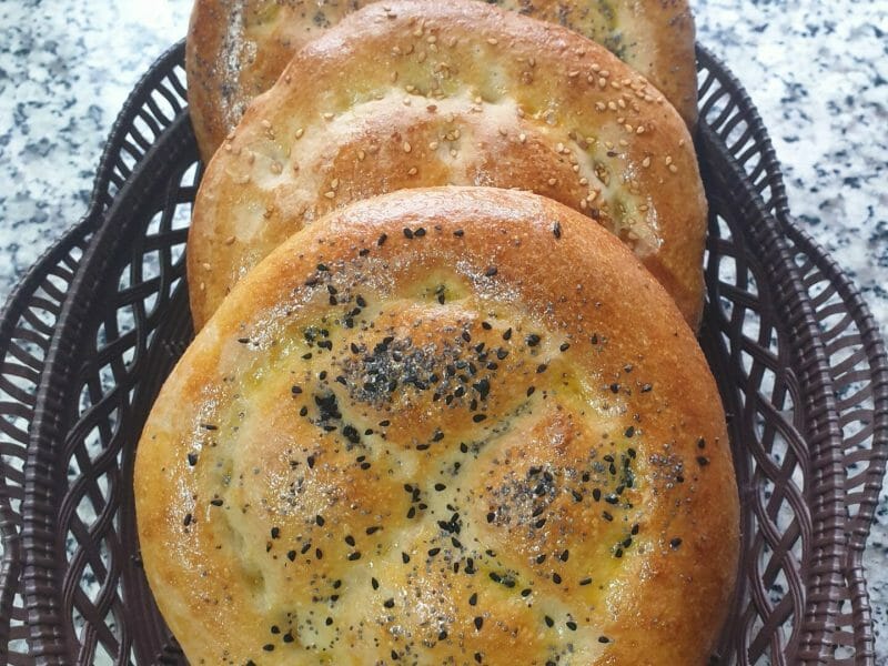 Cliquez pour zoomer ! Pain turc (pain pide) Thermomix par Kechmomix