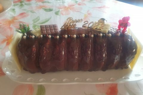 Cliquez pour zoomer ! Bûche mousse au chocolat Thermomix par Kechmomix