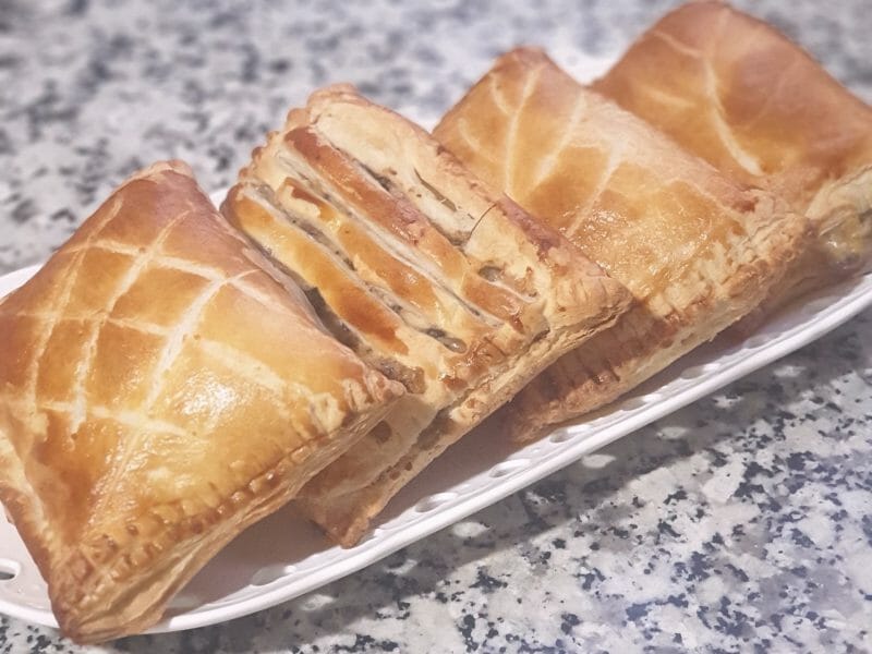 Cliquez pour zoomer ! Friands jambon, champignons et fromage Thermomix par Kechmomix