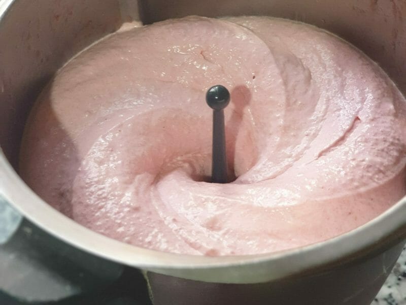 Cliquez pour zoomer ! Sorbet framboise Thermomix par Kechmomix