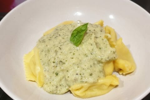 Cliquez pour zoomer ! Farfalle à la crème de courgettes au Thermomix