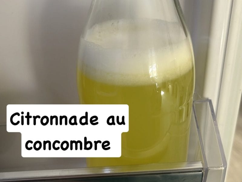 Cliquez pour zoomer ! Limonade au concombre Thermomix par lnmahelia107